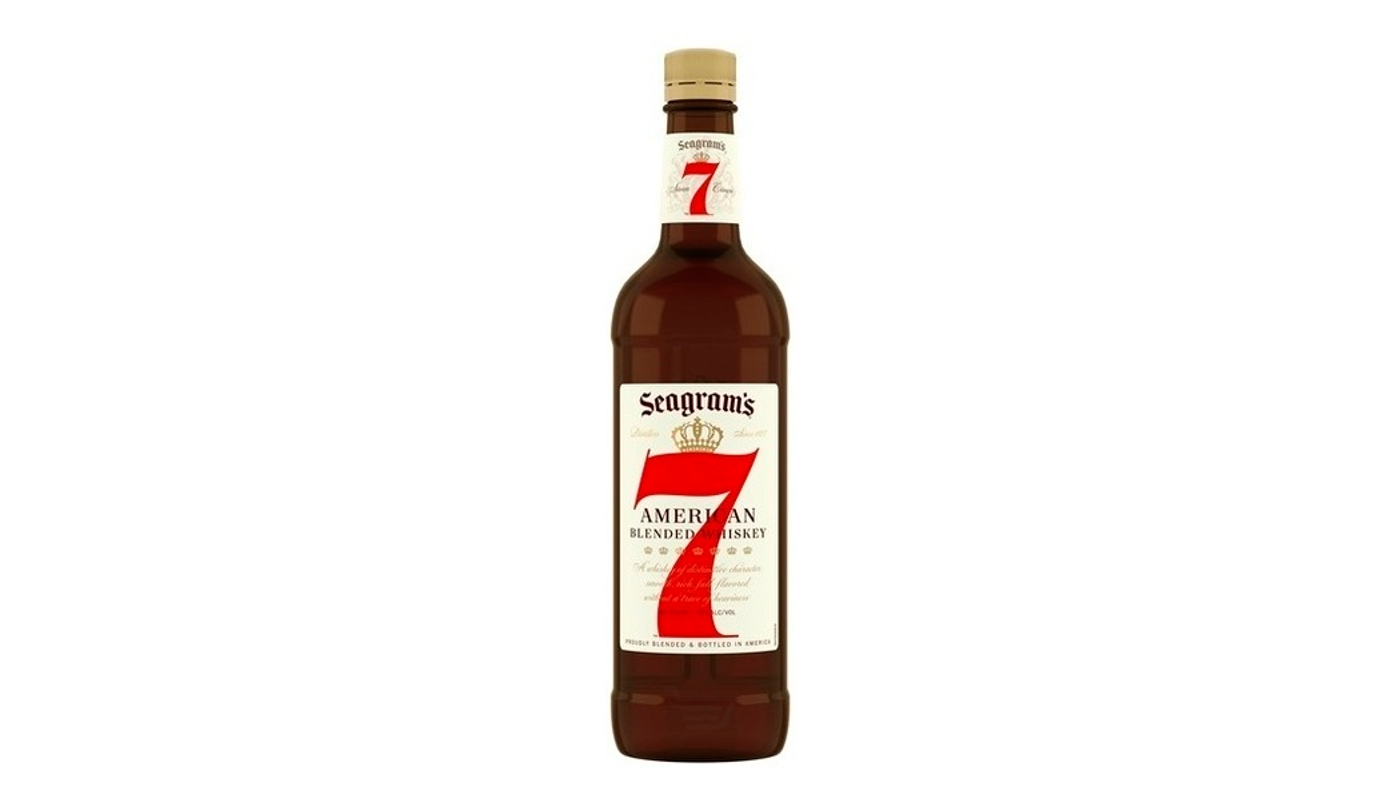 Order Seagram's 7 Crown Blended American Whiskey 750mL food online from Ross Liquor store, Sylmar on bringmethat.com