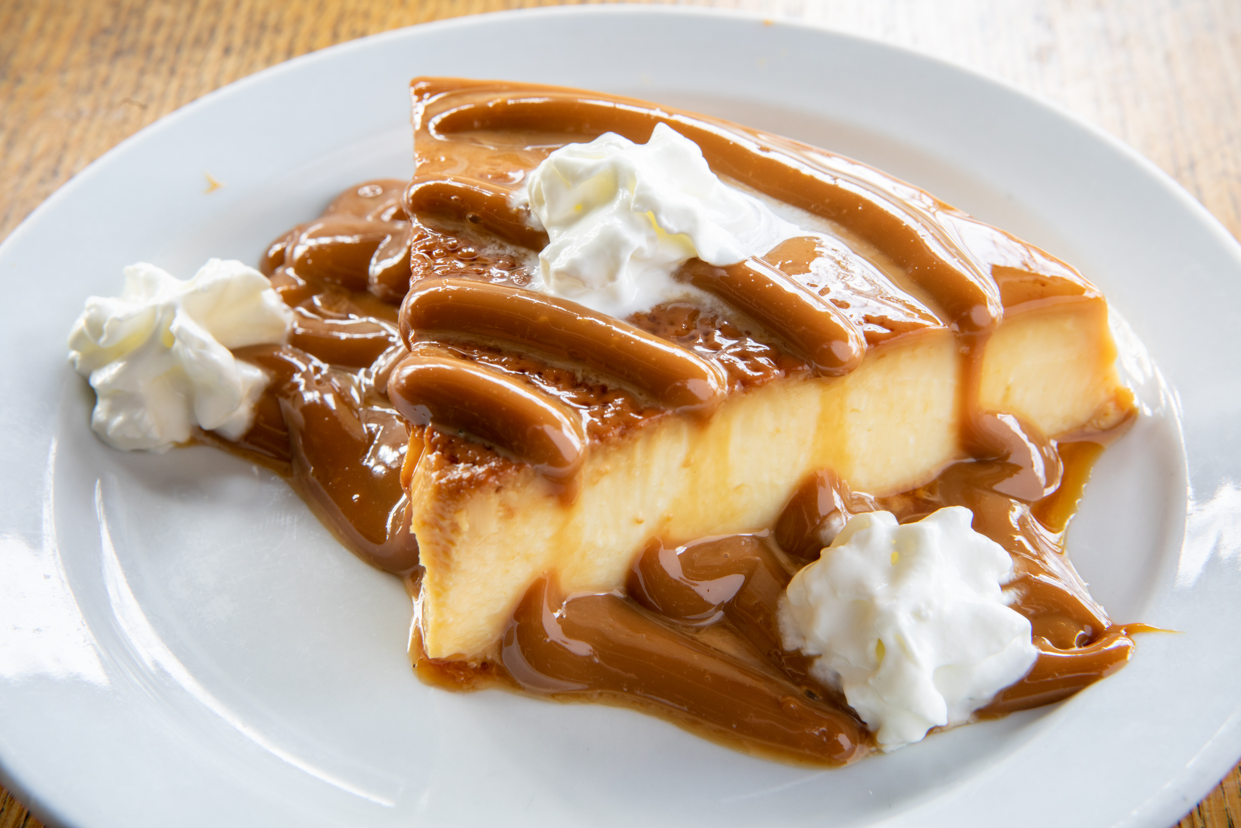Order Flan con Dulce de Leche food online from Lalas Argentine Grill store, Los Angeles on bringmethat.com