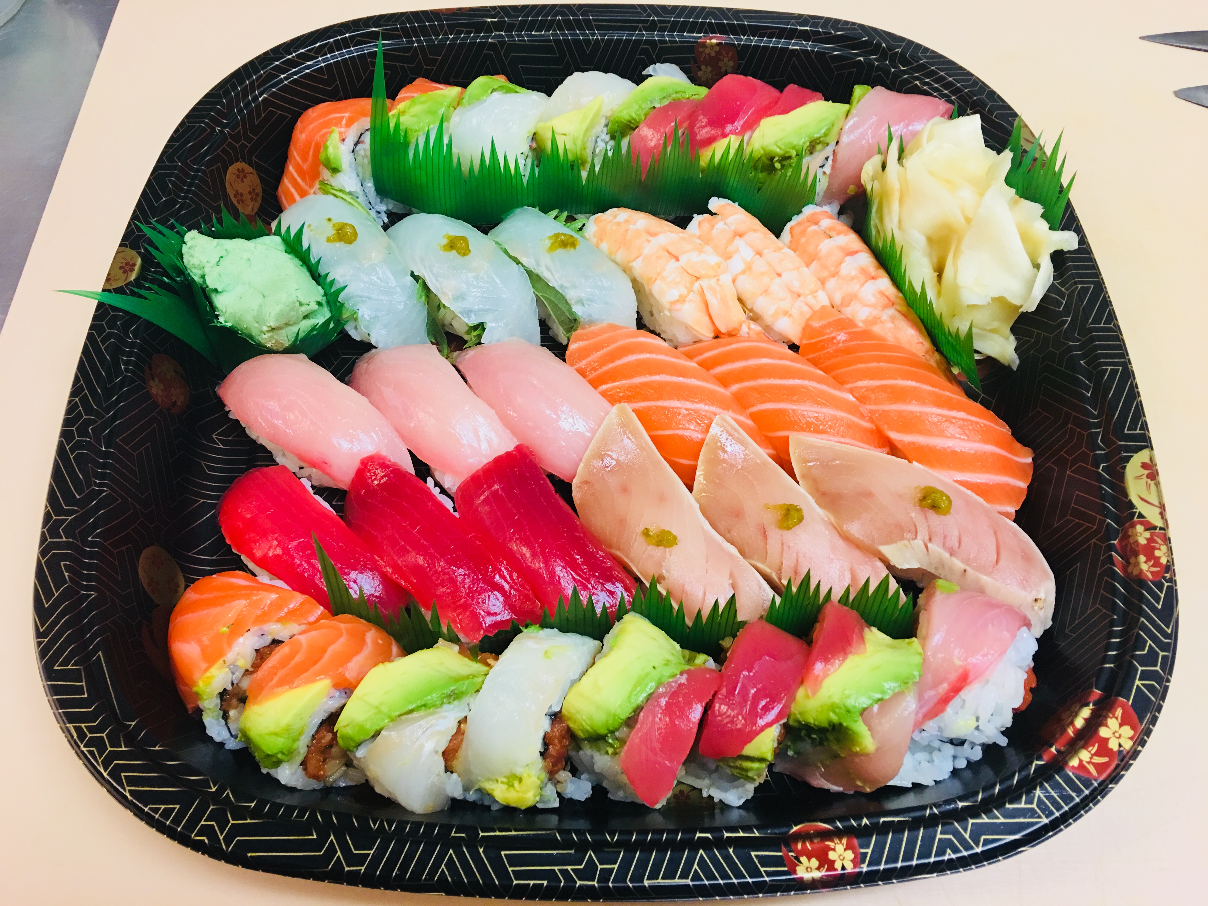 Order 409 Ginza Platters (34pcs) food online from Asakuma Sushi Delivery-Marina Del Rey store, Los Angeles on bringmethat.com