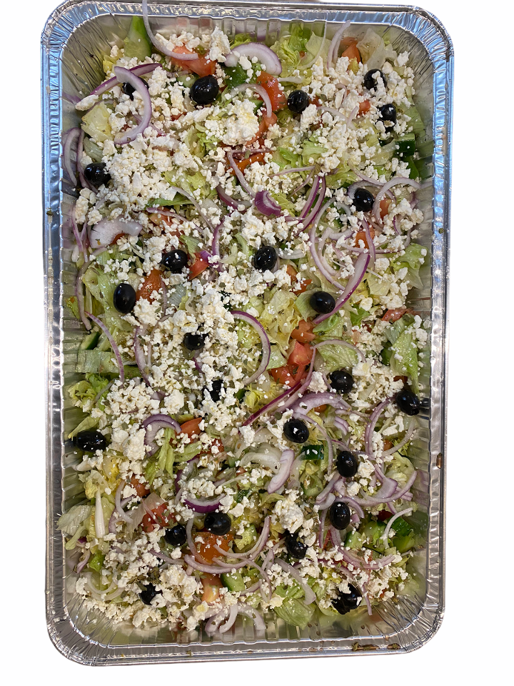 Order Large Tray of Greek Salad food online from Taboon Mediterranean store, Long Beach on bringmethat.com