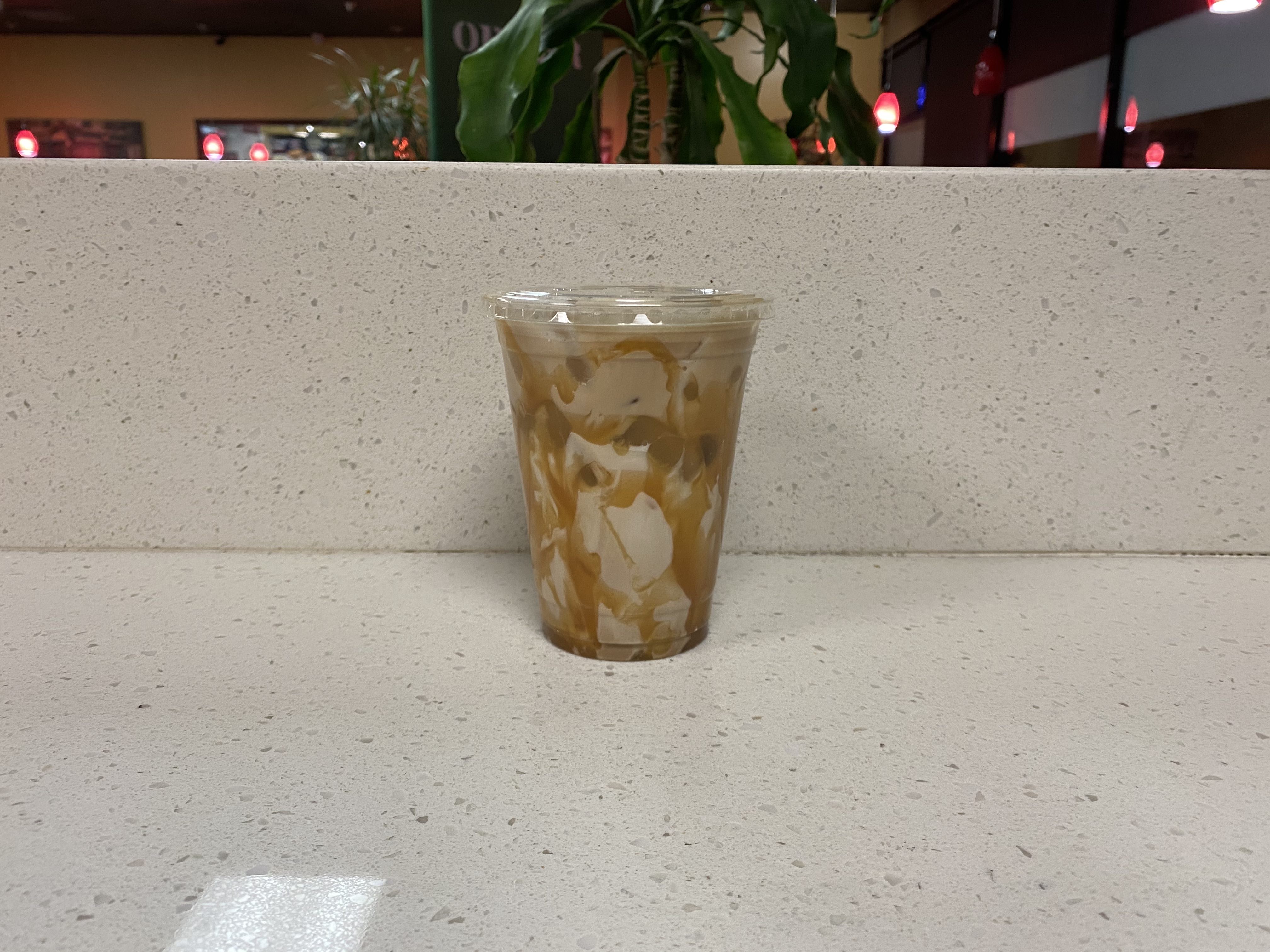 Order Caramel Iced Coffee food online from Iced Coffee And Smoothie Bar store, Lancaster on bringmethat.com