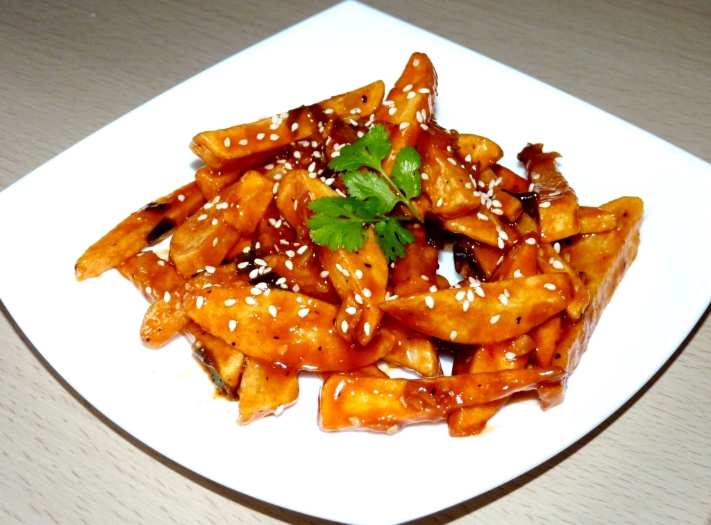 Order Honey Chili Potato food online from Kitchen O China store, Jersey City on bringmethat.com