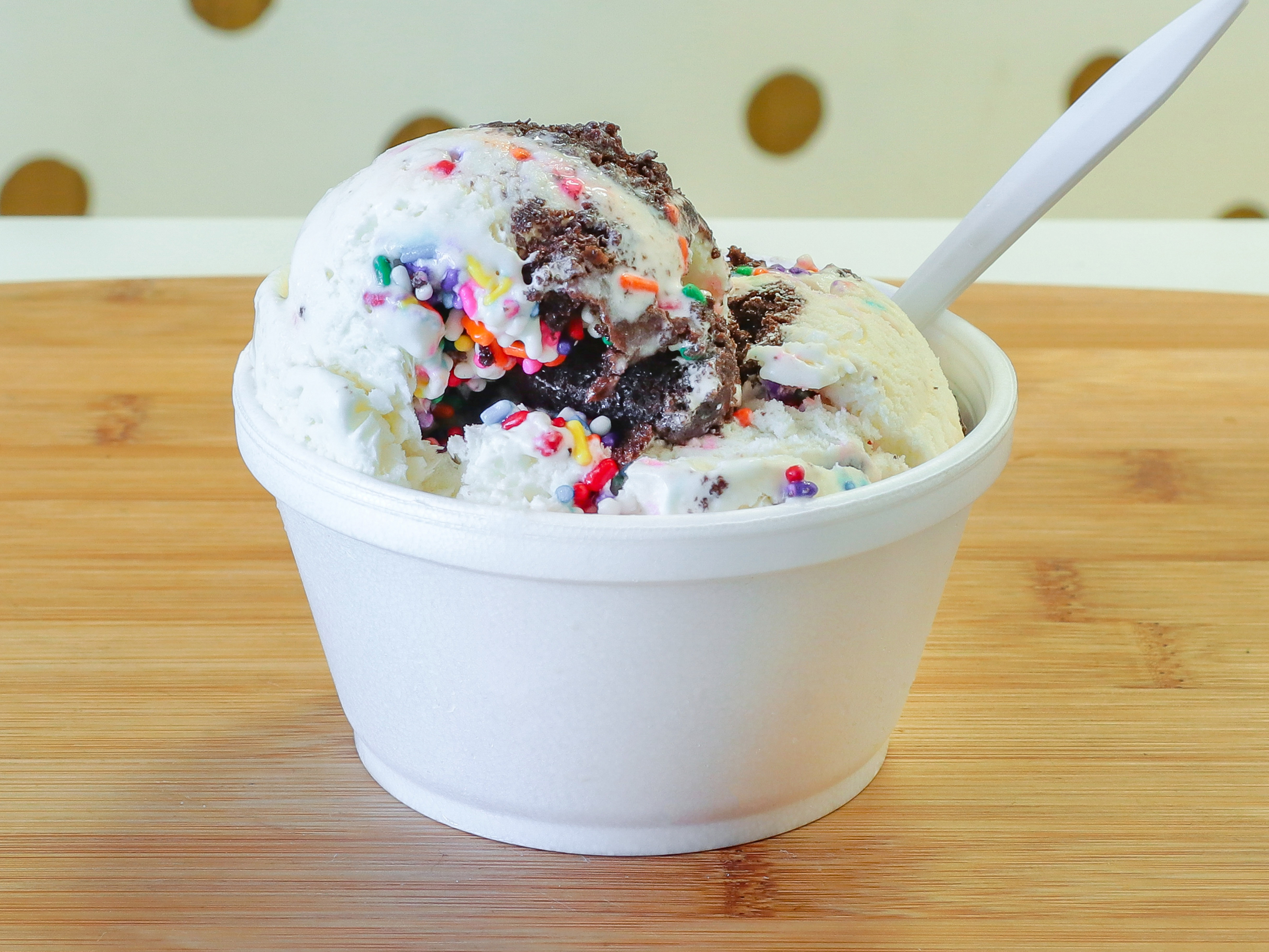 Order 2 Scoops of Ice Cream food online from Dreams Ice Cream Factory store, Glenside on bringmethat.com