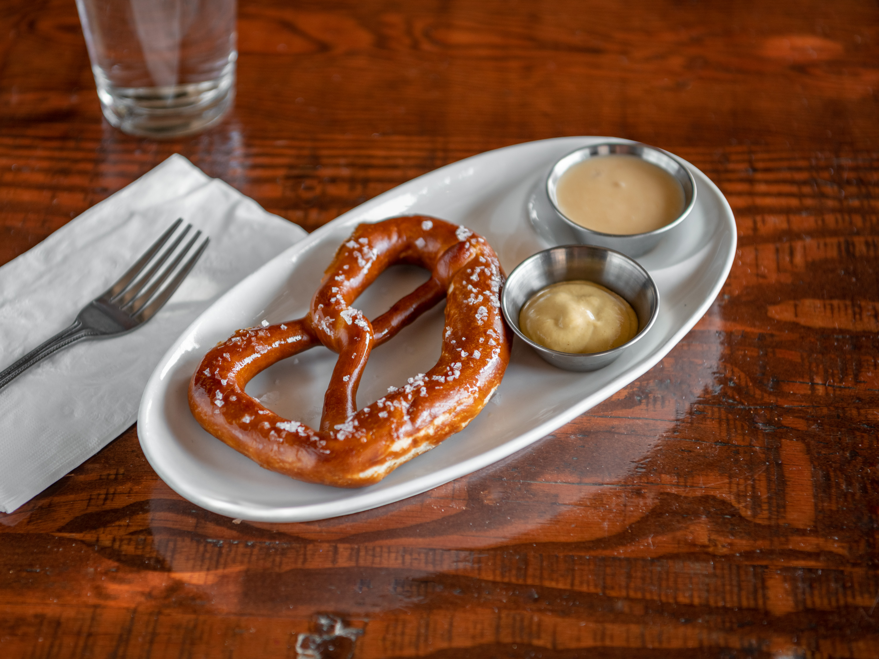 Order Pretzel, Dijon & Beer Cheese food online from Albany Taproom store, Albany on bringmethat.com