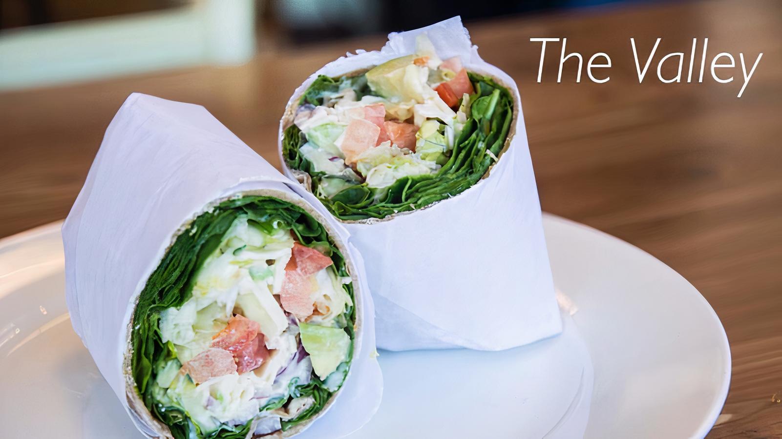 Order The Valley Wrap food online from 4 Corners Pizza store, Newton Highlands on bringmethat.com
