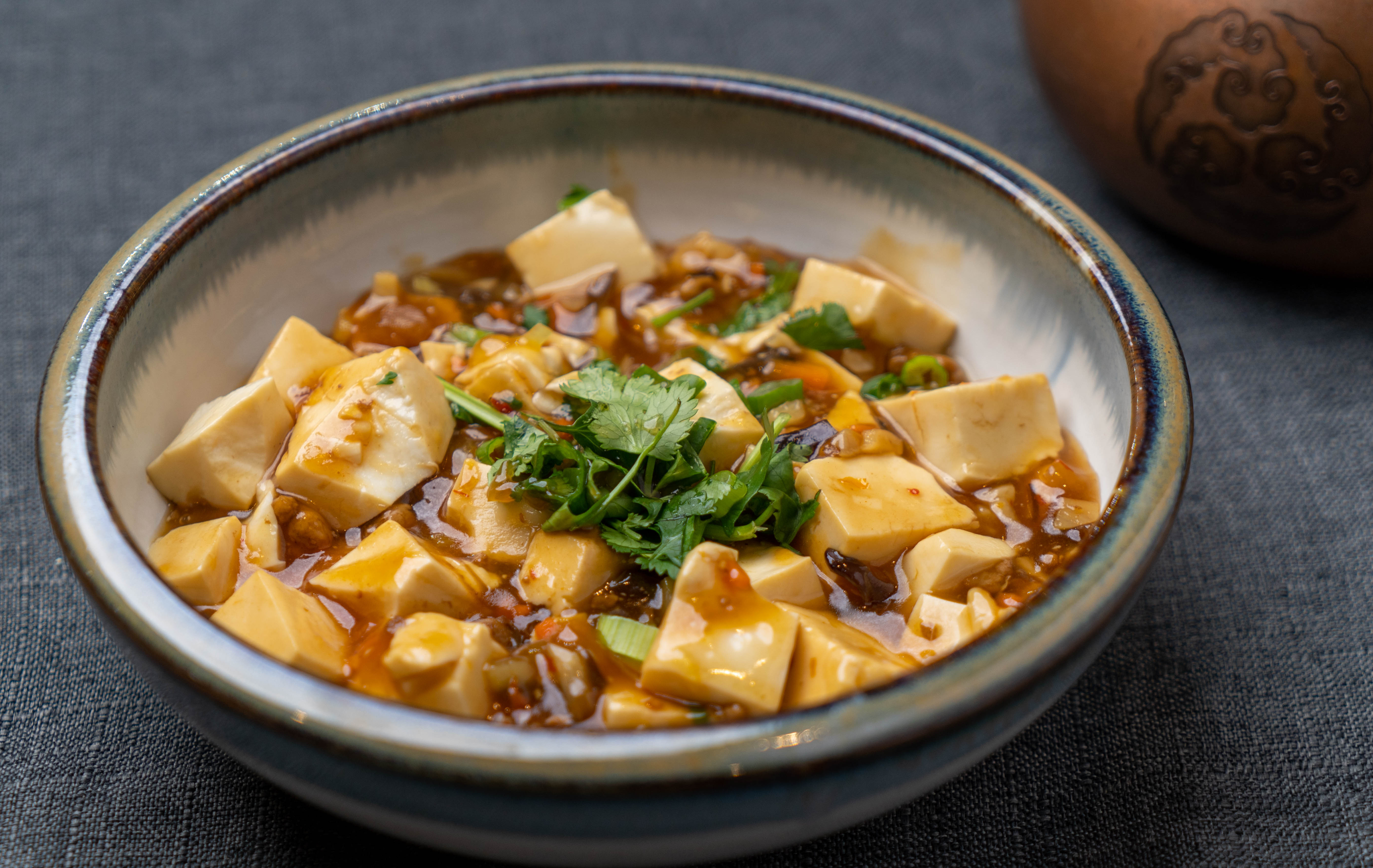 Order Ma Po Tofu with Pork food online from Osmanthus Dim Sum Lounge store, San Francisco on bringmethat.com