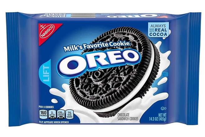 Order Oreo Cookies Original (14.3 oz) food online from Ctown Supermarkets store, Uniondale on bringmethat.com