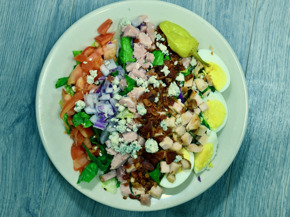 Order The Cobb Salad food online from Red Hot & Blue store, North Richland Hills on bringmethat.com