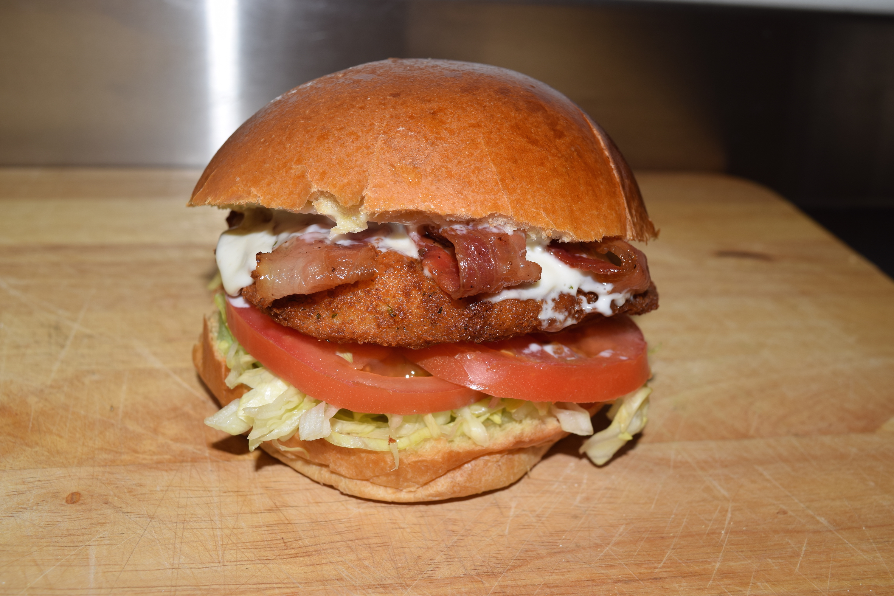 Order Chicken Bacon Ranch Sandwich food online from Cuzino Pizza & Pasta store, Bear on bringmethat.com