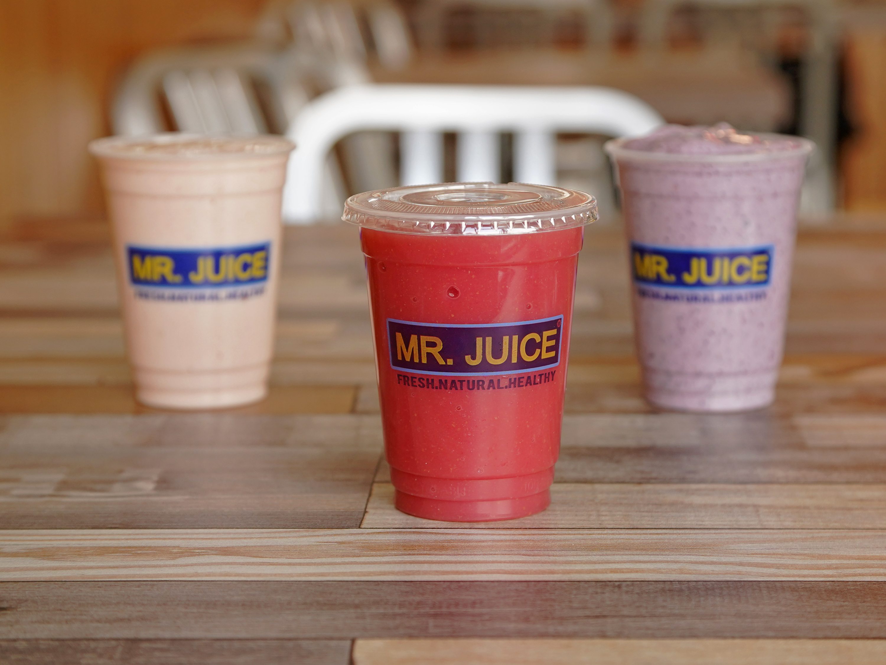 Order Watermelon and Raspberry Smoothie food online from Mr. Juice store, Woodland Hills on bringmethat.com