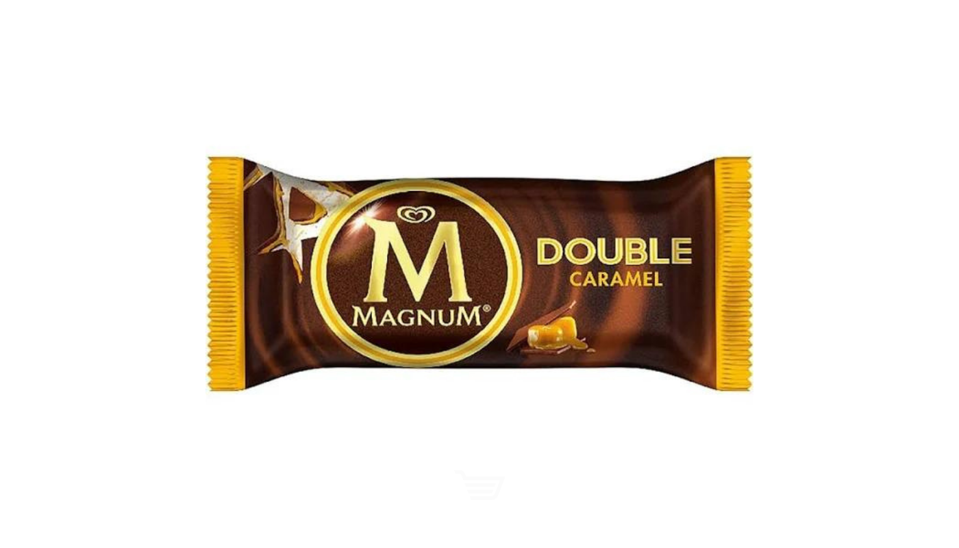 Order M Magnum Double Caramel Ice Cream Bar 3.38oz Count food online from Ross Liquor store, Sylmar on bringmethat.com