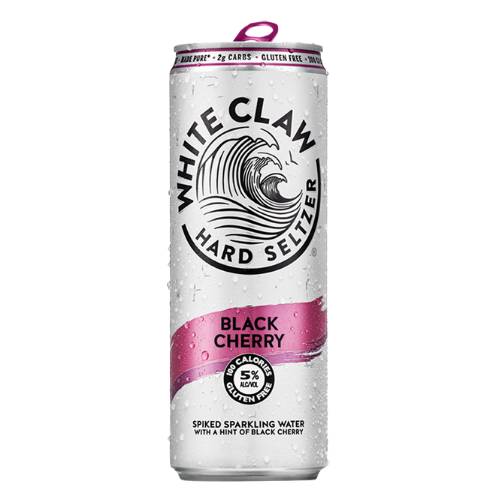 Order White Claw Hard Seltzer Black Cherry - 19.2 oz Can/Single food online from Bottle Shop & Spirits store, Los Alamitos on bringmethat.com