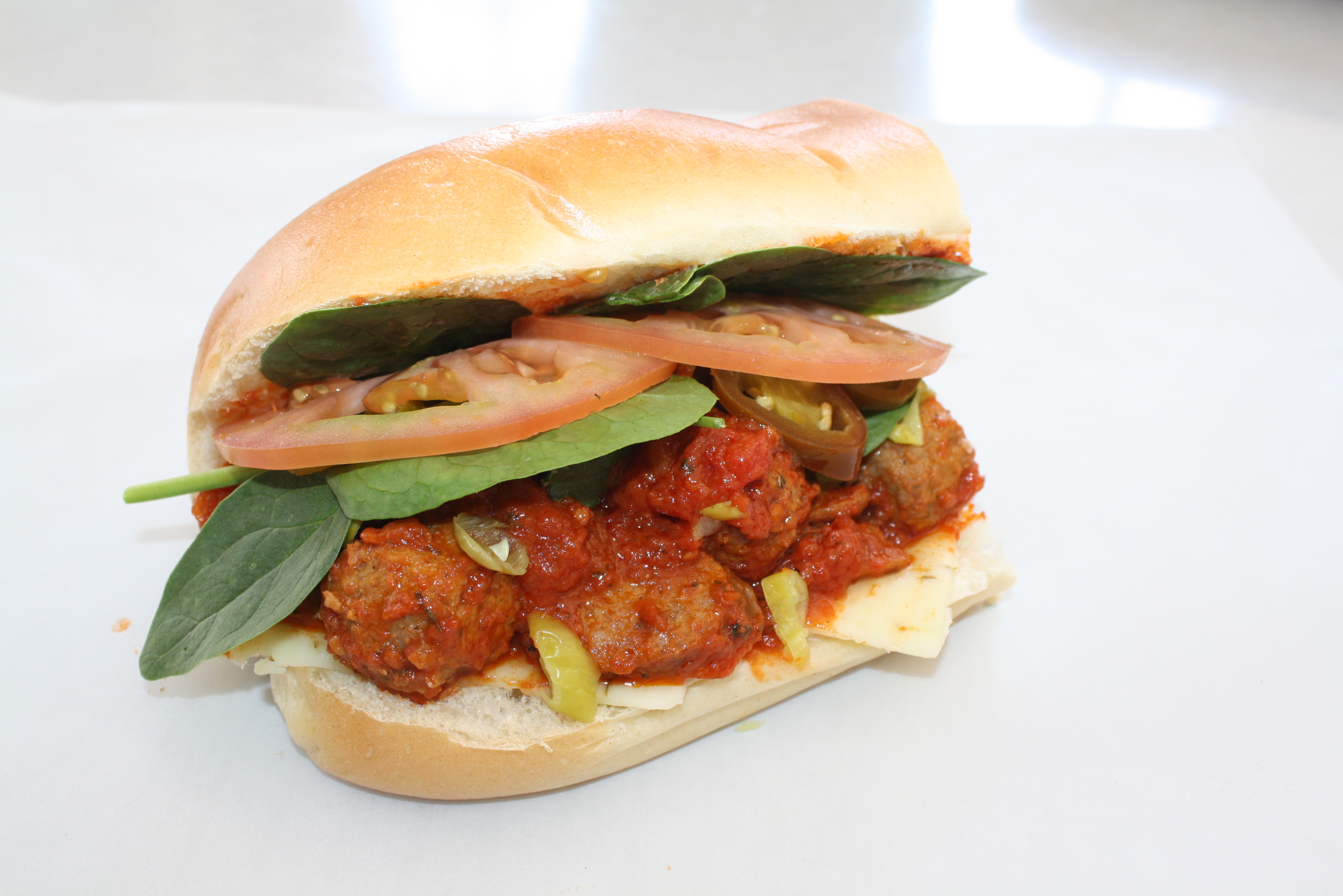 Order 22. Meatball and Sausage Sub  food online from College Sub Shop store, San Diego on bringmethat.com