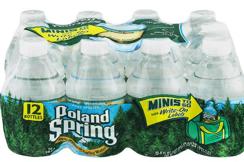 Order Poland Spring Water mini (12-8 oz) food online from Ctown Supermarkets store, Uniondale on bringmethat.com