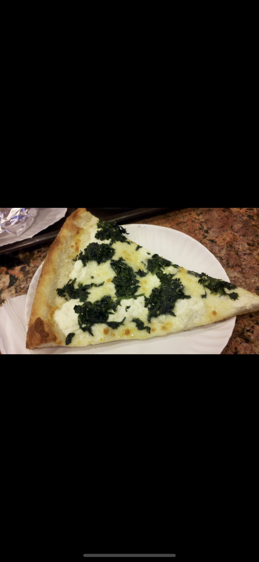 Order White Spinach Slice food online from Little Italy Pizza - E. 33rd St. store, New York on bringmethat.com