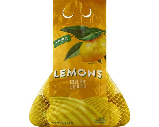 Order Signature Farms · Lemons (48 oz) food online from Safeway store, Corte Madera on bringmethat.com