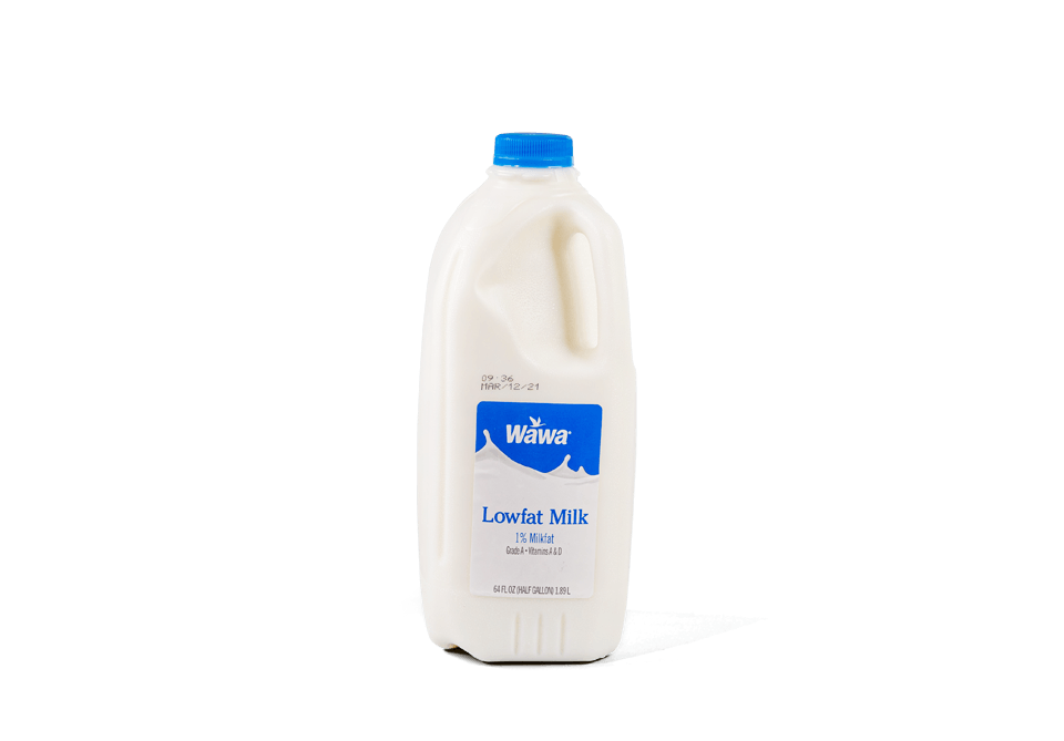 Order Wawa 1% Half Gallon Milk food online from Wawa store, Randolph on bringmethat.com