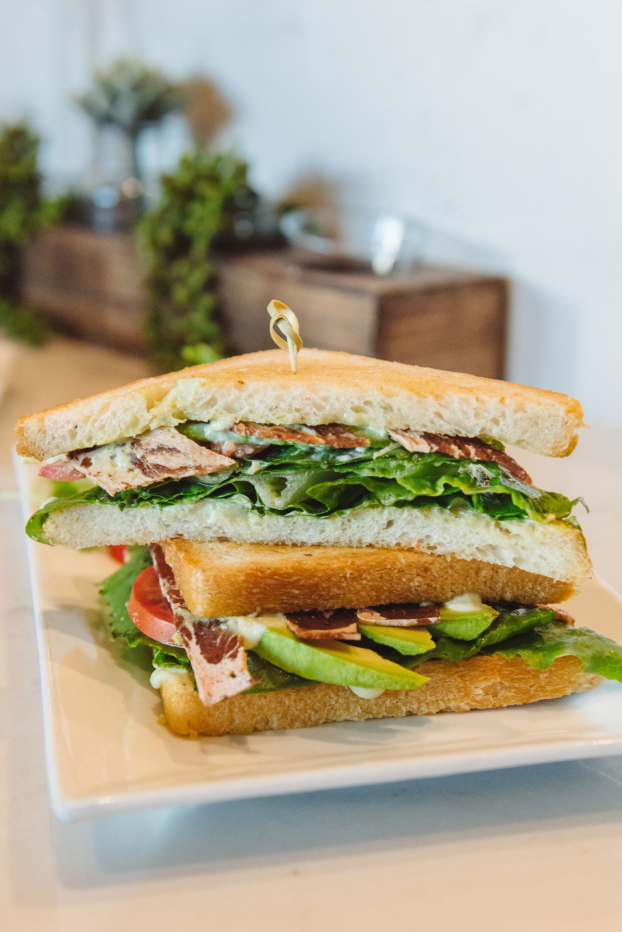 Order BLTA Sandwich food online from Ocado Restaurant store, Sherman Oaks on bringmethat.com