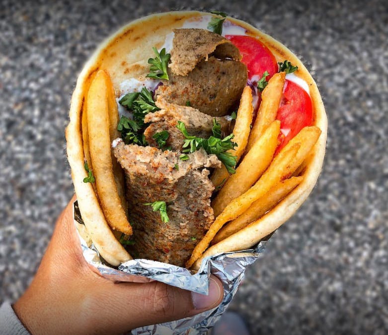 Order Beef Gyro - Gyro food online from Anna Maria Pizza store, Jersey City on bringmethat.com