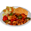 Order Shrimp Fajitas food online from Rivas Mexican Grill #2 store, Las Vegas on bringmethat.com