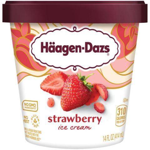 Order Haagen Dazs Strawberry 14oz food online from 7-Eleven store, Washington on bringmethat.com