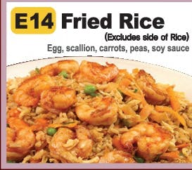 Order E14. Fried Rice food online from Asian Pot Express store, Lewisville on bringmethat.com
