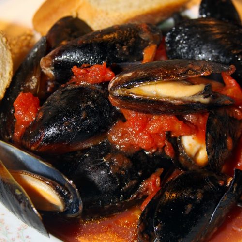 Order Mussels Marinara with Salad food online from Pizza206 store, Tabernacle on bringmethat.com