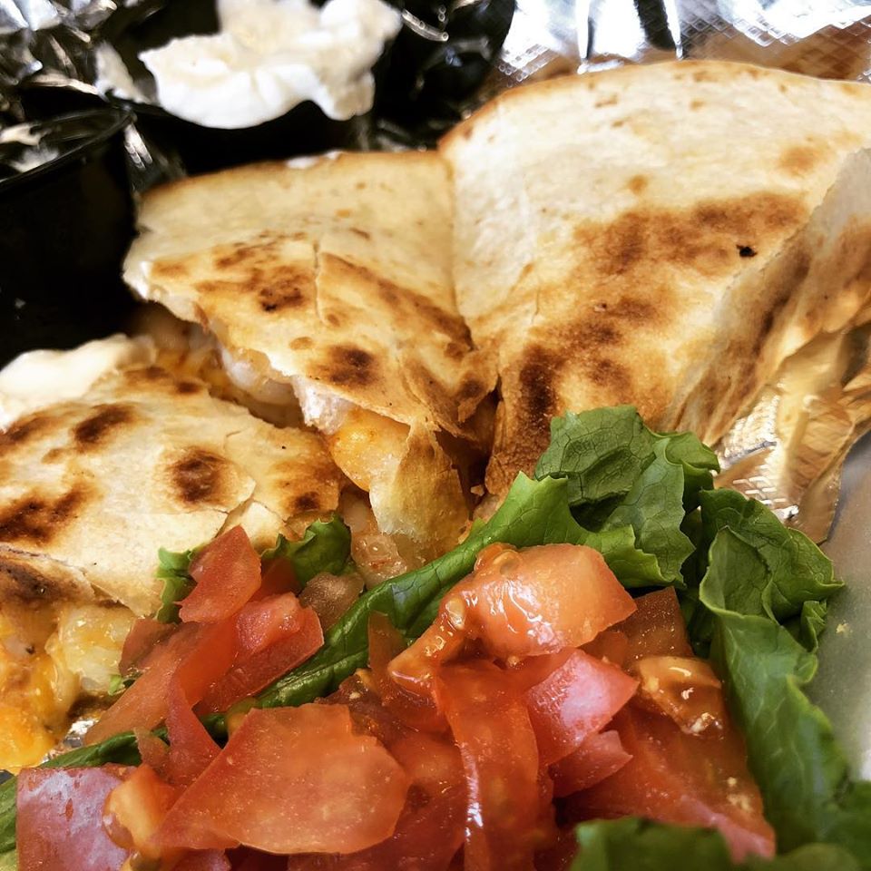 Order Quesadillas Shrimp food online from Kiki Chicken And Waffles store, Columbia on bringmethat.com