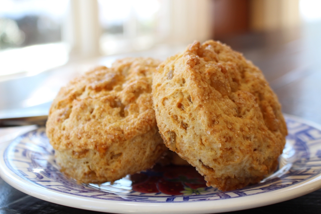 Order Ginger Scone food online from Aux Delices store, Darien on bringmethat.com