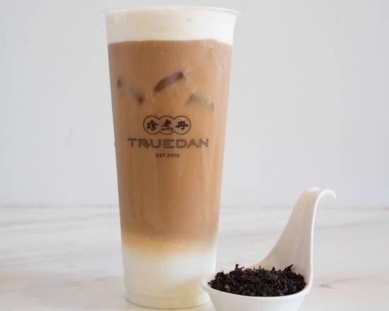 Order C3. Black Tea Latte with Crema food online from Truedan Westlake store, Daly City on bringmethat.com
