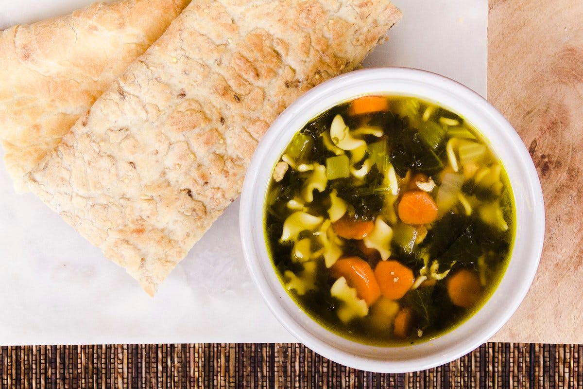 Order Chicken Noodle Soup - Cup food online from Cosi store, Philadelphia on bringmethat.com