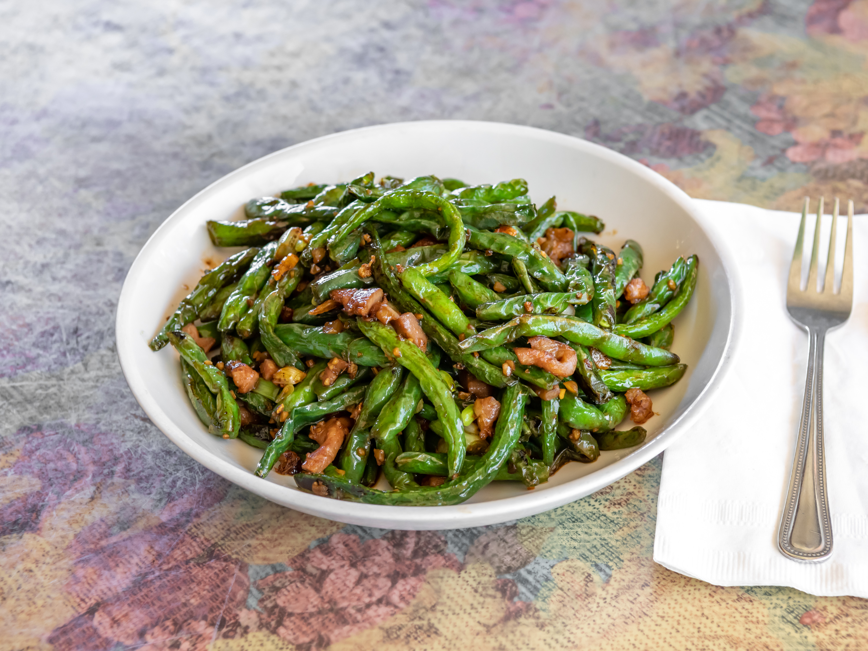 Order 86. Dry Sauteed Green Beans food online from Tao Garden store, Chandler on bringmethat.com