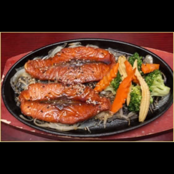 Order E20. Salmon Teriyaki Dinner food online from Wasabi store, Williamstown on bringmethat.com