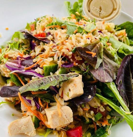 Order Chicken Chop Salad food online from Juice & Java Cafe at Equinox store, Aventura on bringmethat.com