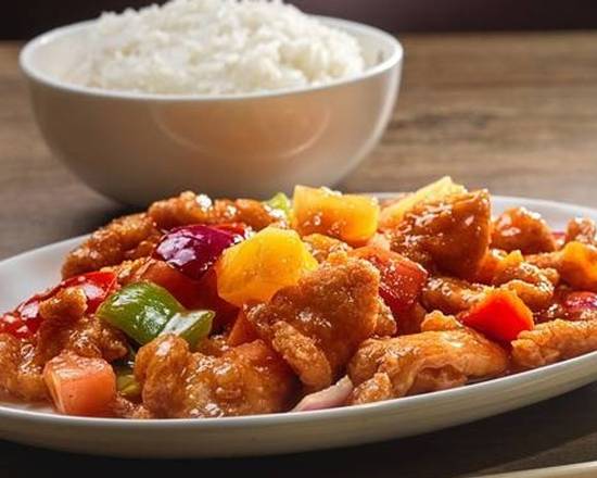 Order Sweet and Sour Chicken food online from Bamboo Garden store, Morrisville on bringmethat.com