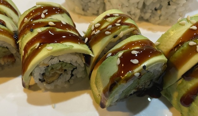 Order Green Dragon Roll food online from Chop Kitchen store, Marion on bringmethat.com
