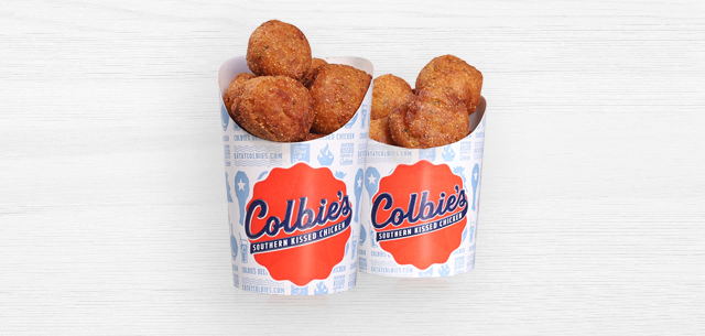 Order Hushpuppy Dippers food online from Colbie Southern Kissed Chicken store, Mount Holly on bringmethat.com