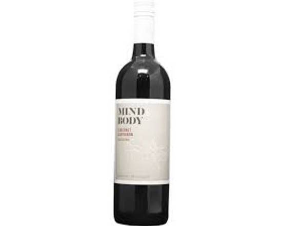 Order MIND & BODY CABERNET SAUVIGNON 750ML 9% food online from Starway Liquor store, Bell Gardens on bringmethat.com