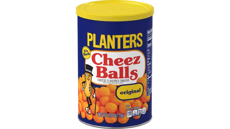 Order Planters Original Cheez Balls Cheese Flavored 2.75 OZ food online from Valero Food Mart store, Murrayville on bringmethat.com