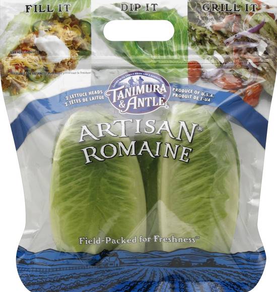Order Tanimura & Antle · Artisan Romaine Lettuce Heads (2 heads) food online from Safeway store, North Bend on bringmethat.com