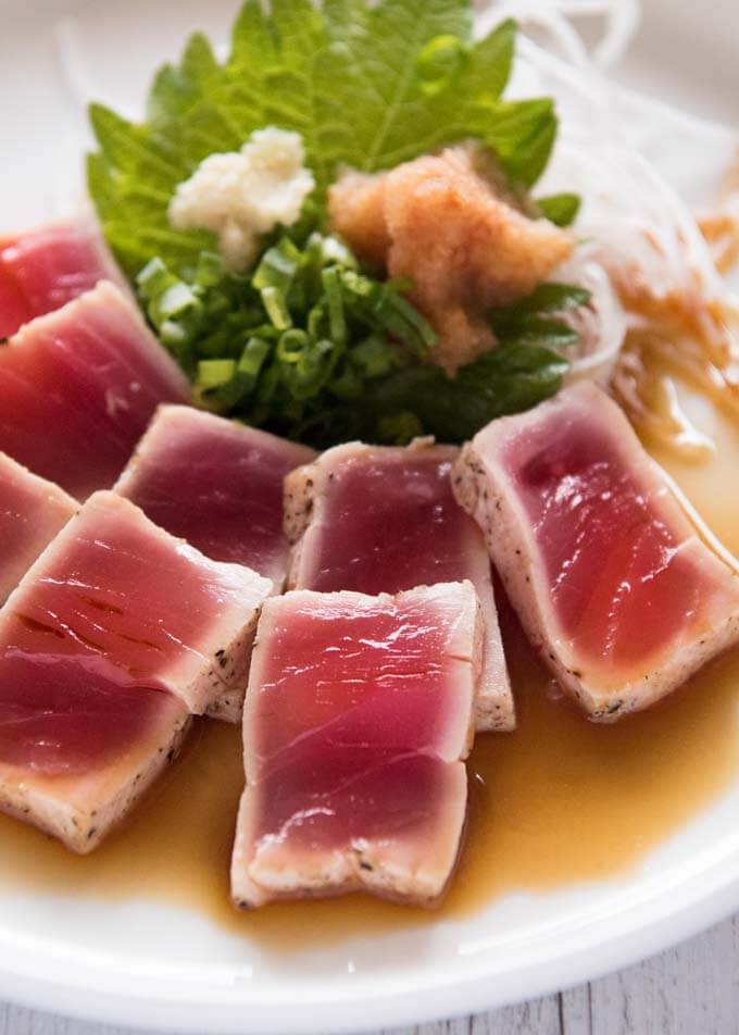 Order Tuna Tataki food online from Nagoya Sushi, Ramen, Chinese store, Medford on bringmethat.com
