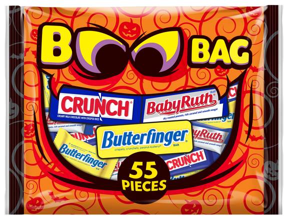 Order Assorted Crunch, Baby Ruth, Butterfinger Candy Boo Bag, 55 CT food online from CVS store, SOUTH LYON on bringmethat.com