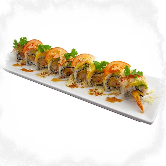 Order Shrimp Mango Roll Special food online from Roppongi Sushi store, Livermore on bringmethat.com