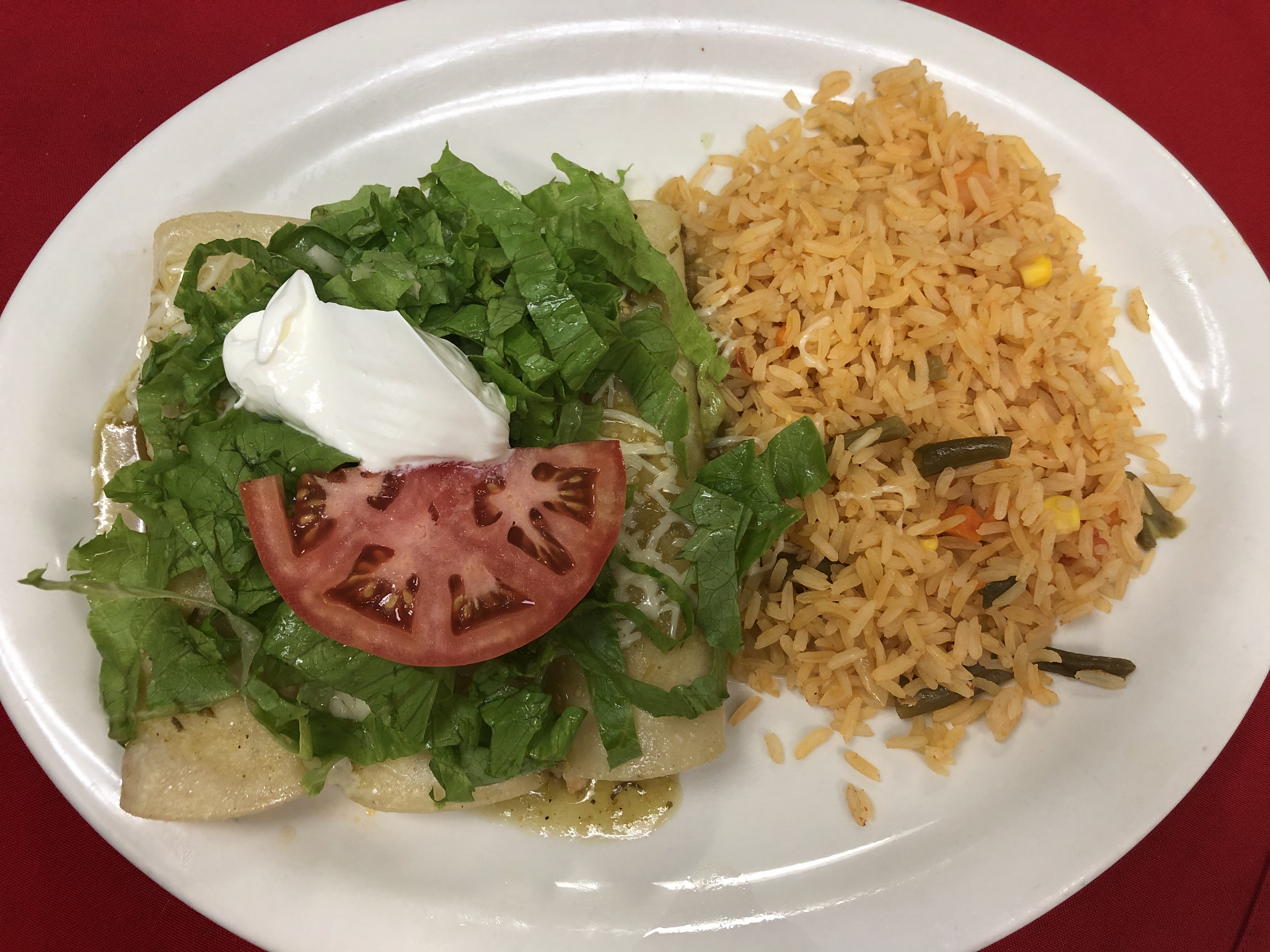 Order Enchiladas Verdes food online from Pancho's Mexican Restaurant store, Troy on bringmethat.com