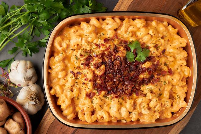 Order Sides Trays: Truffle Mac and Cheese  food online from El Toro Loco Churrascaria store, Westchester on bringmethat.com