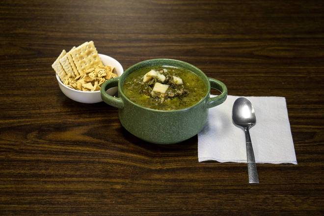 Order Lentil Spinach Potato Soup food online from Judys Cafe store, San Diego on bringmethat.com