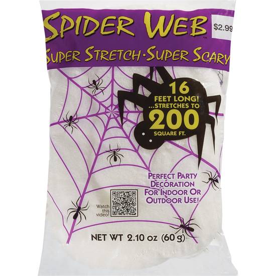 Order Fun World Spider Web Halloween Decoration, Super Stretch food online from Cvs store, SHELTON on bringmethat.com