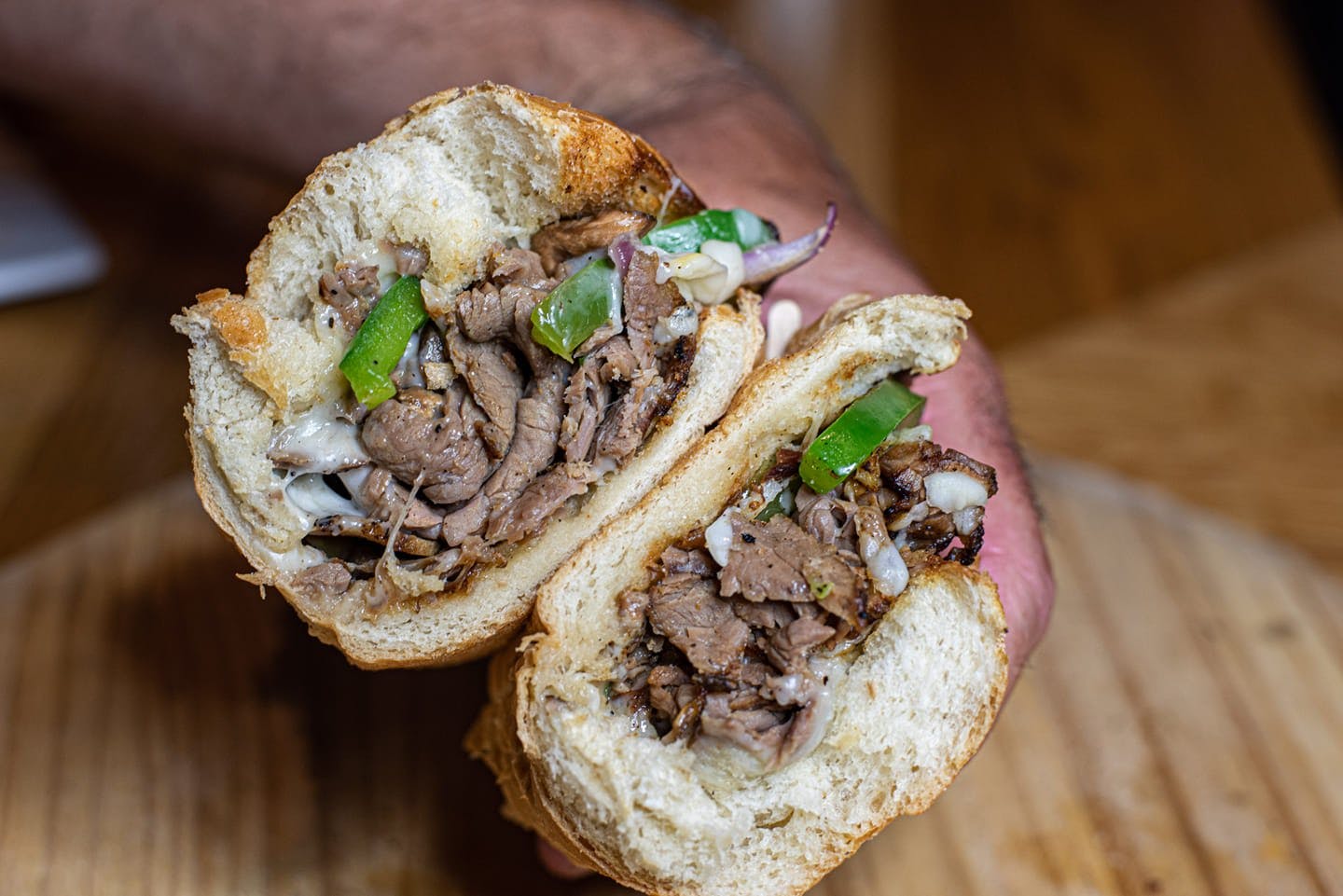 Order Tri Tip Melt Sandwich - Sandwich food online from Craftsman Wood Fired Pizza store, Placentia on bringmethat.com