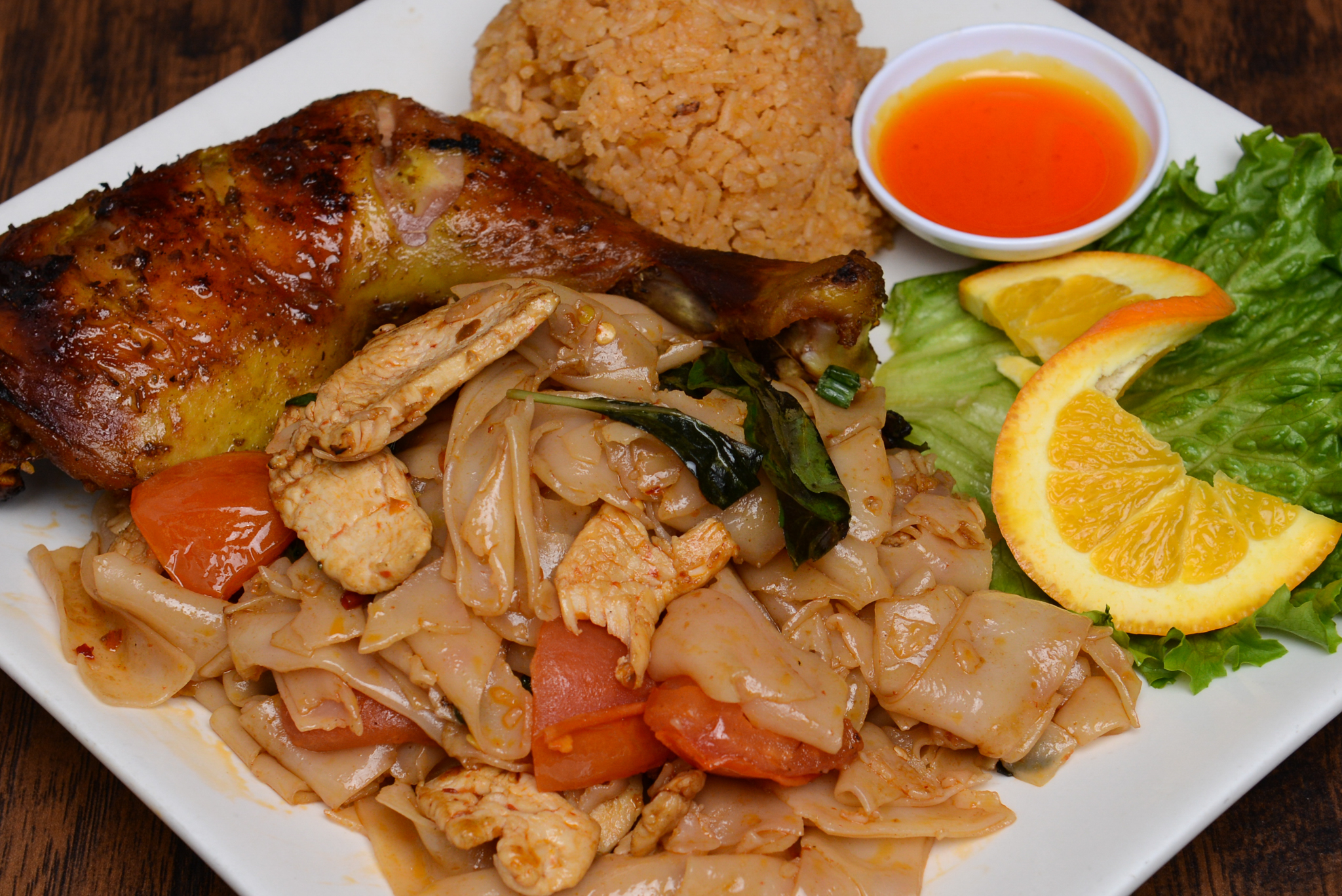 Order K. Spicy Noodle with Chicken Combination Special food online from Rincome store, Northridge on bringmethat.com