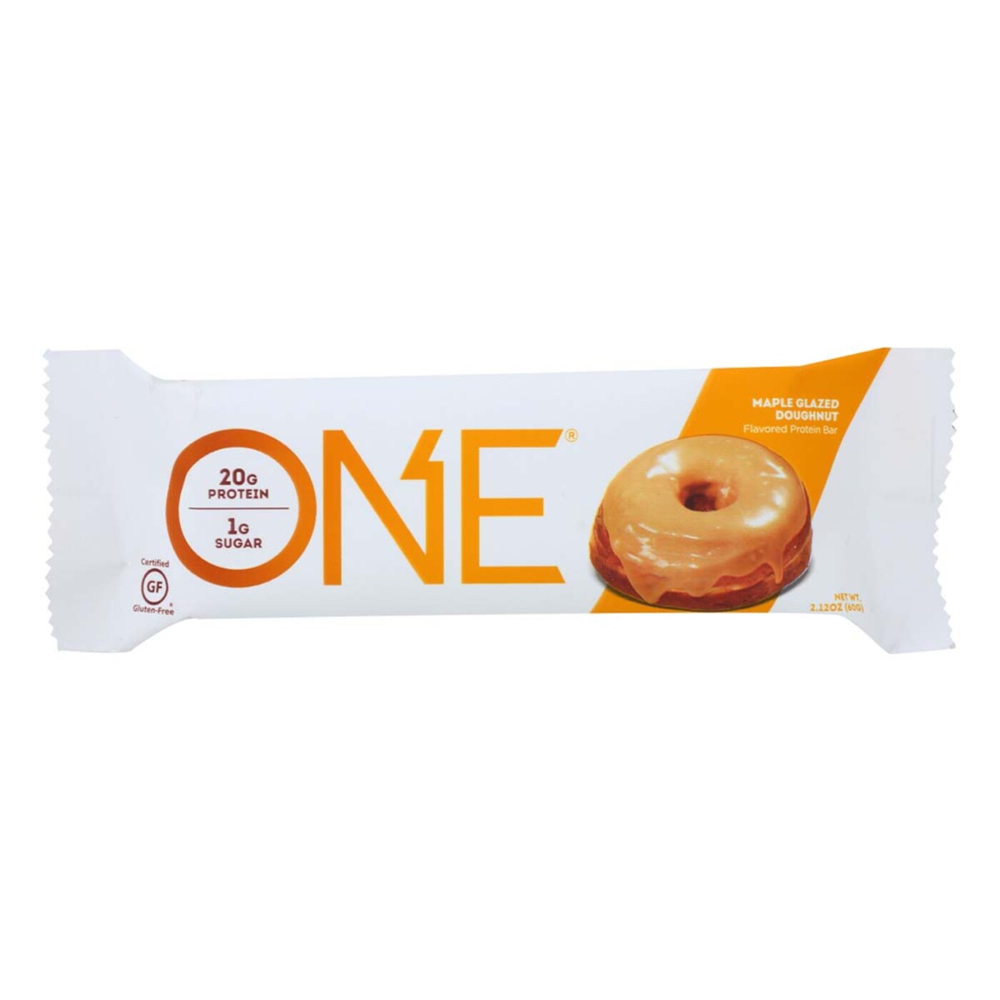 Order ONE Protein Bar Maple Glazed Donut Flavor 2.12 oz food online from Chevron Extramile store, Cameron Park on bringmethat.com